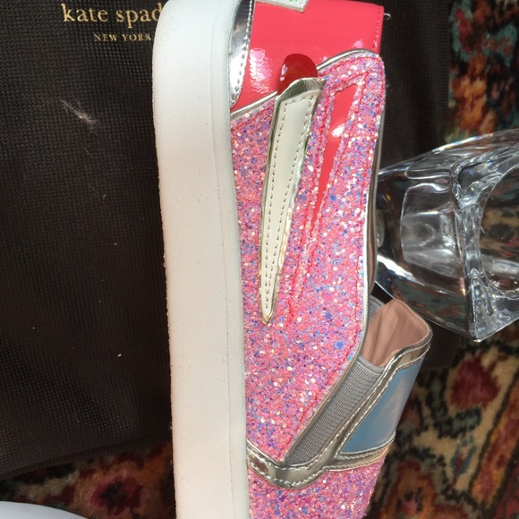 Kate Spade glittery car sneakers - Picture 3 of 5